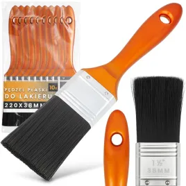 10x-pedzel-plaski-38-mm-lakierniczy-malarski-lakieru-farb-precyzyjny