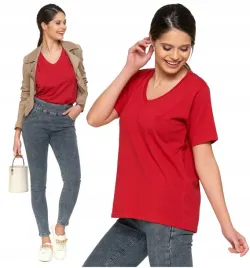 t-shirt-damski-premium-bawelna-luzna-koszulka-wygodna-dekolt-v-moraj