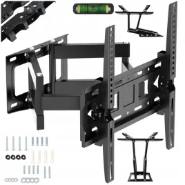 uchwyt-do-telewizora-tv-scienny-wieszak-26-75-cali-sruby-poziomica