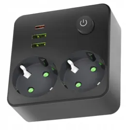 kobi-rozgaleznik-linea-pro-fl2-2-gniazdka-2usb-a-1usb-c-czarny-004318