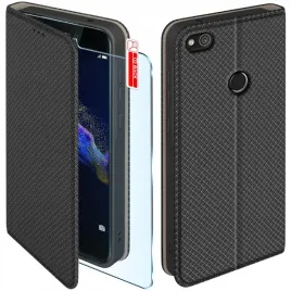 etui-z-klapka-do-huawei-p8-lite-2017-zamykane-czarne-futeral-szklo-9h