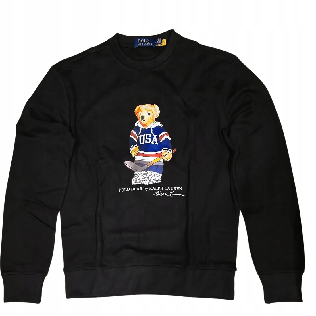 polo-ralph-lauren-bluza-crew-neck-bear-meska-mis-czarna-rozmiar-xl