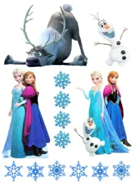 wydruk-cukrowy-na-tort-elsa-kraina-lodu-frozen-napis-gratis