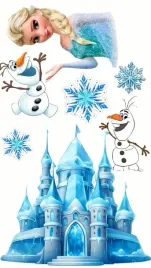 wydruk-cukrowy-na-tort-elsa-kraina-lodu-frozen-napis-gratis