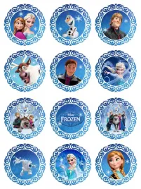 wydruk-cukrowy-na-babeczki-elsa-kraina-lodu-frozen