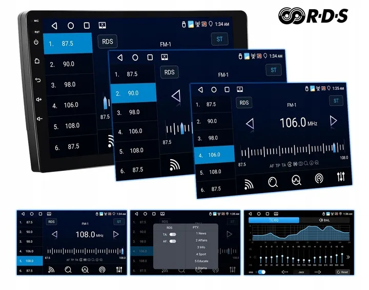 radio-samochodowe-2-din-android-auto-carplay-4gb-64gb-android-13-rds-stan-nowy