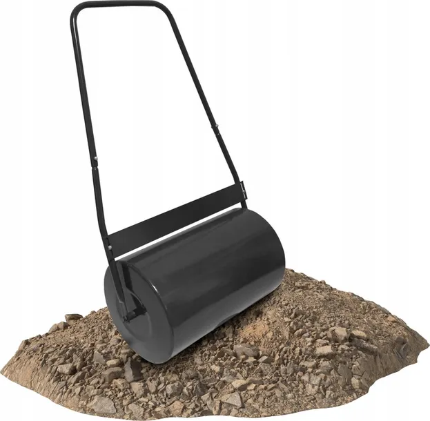 walec-ogrodowy-gardenline-czarny-stan-nowy