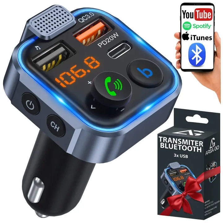 transmiter-bluetooth-samochodowy-fm-usb-3-0a-1-0a-qc-usb-c-ladowarka