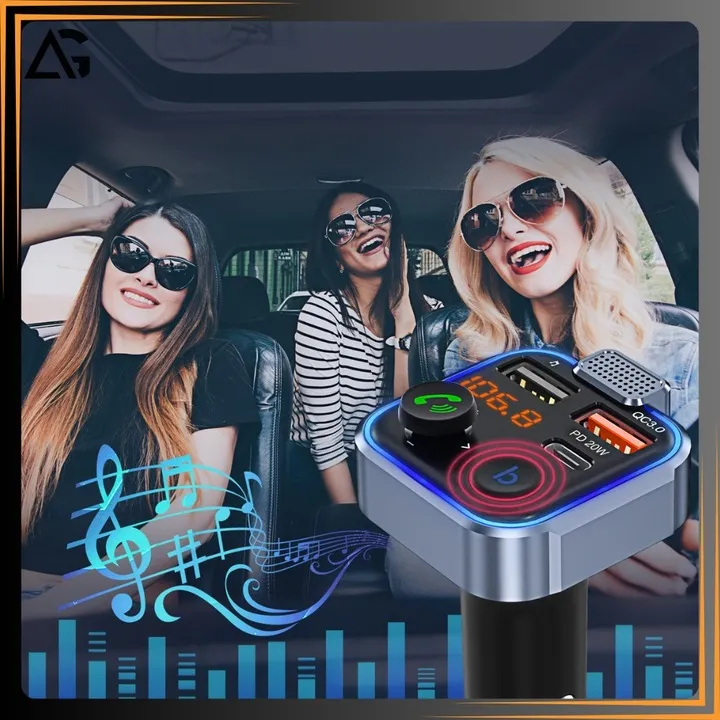 transmiter-bluetooth-samochodowy-fm-usb-3-0a-1-0a-qc-usb-c-ladowarka-stan-nowy