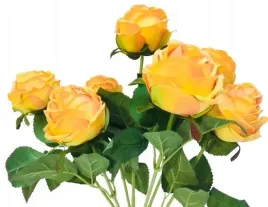 bukiet-duzy-roza-sztuczna-liscie-do-flakonu-swieta-grob-cmentarz-stroik