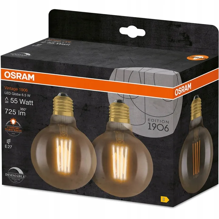 2x-zarowka-ozdobna-led-e27-65w-sciemnialna-osram-stan-nowy