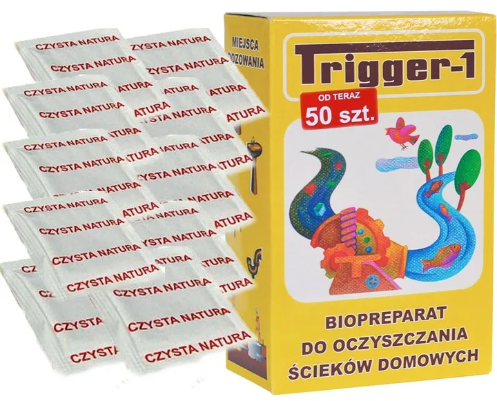 preparat-do-szamba-proszek-trigger-50-saszetek-stan-nowy