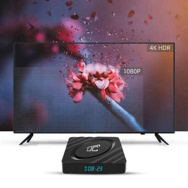 smart-box-tv-4k-android-przystawka-dekoder-bt-netflix-youtube-itp-stan-opakowania-oryginalne