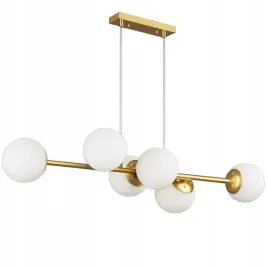 lampa-wiszaca-sufitowa-zlota-zyrandol-biale-kule-6x-led-e27