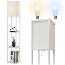 lampa-stojaca-podlogowa-polka-regal-do-przechowywania-2-barwy