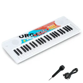 49-klawiszowy-keyboard-dla-dzieci-bialy-keyboard-dzieciecy