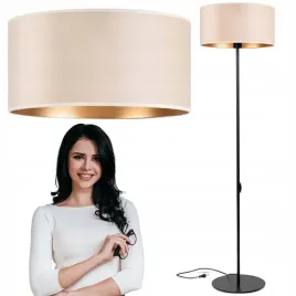 lampa-stojaca-podlogowa-loft-abazur-welur-bezowy-zloty