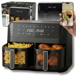 frytkownica-beztluszczowa-dwukomorowa-adler-11l-air-fryer-2700w-8