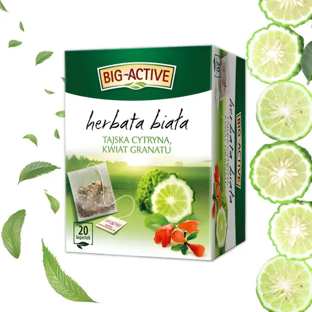 big-active-herbata-biala-z-tajska-cytryna-i-kwiatem-granatu-20-torebek-stan-nowy
