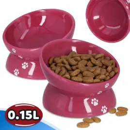 ceramiczna-miska-psa-kota-015-miseczka-szczeniaka-wode-karme-podwyzszona
