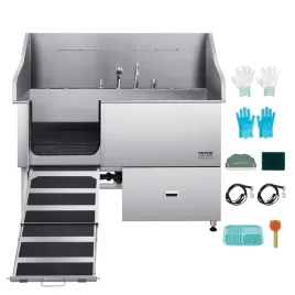 wanna-groomerska-155-cm-stal-rampa-antyposlizg-szuflada-bateria-drzwi-lewe