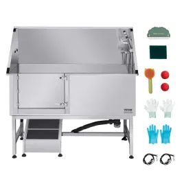 wanna-groomerska-150-cm-stal-rampa-filtr-prysznic-dozownik-drzwi-lewe