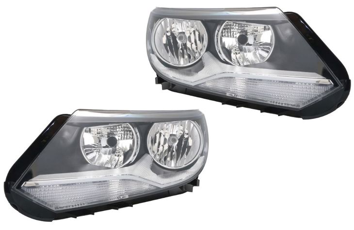 Komplet reflektorów do Volkswagen Tiguan 5N2 2011-2016  LEWY + PRAWY TYC