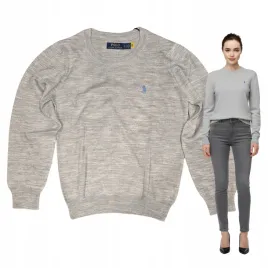 polo-ralph-lauren-sweter-damski-szary-klasyczny-cienki-rozmiar-m