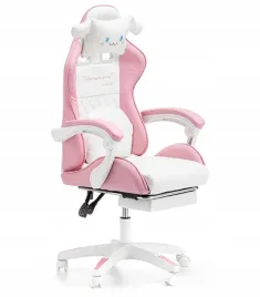dzieciecy-fotel-gamingowy-z-wysuwanym-podnozkiem-rozowy