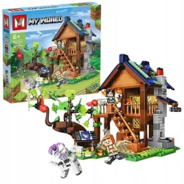 klocki-minecraft-zestaw-warsztat-kowalski-465-elementow-dom-domek