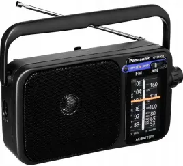 radio-sieciowo-bateryjne-am-fm-panasonic-rf-2400-przenosne-czarne