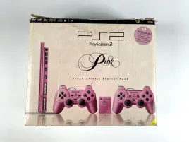 konsola-playstation-2-ps2-slim-pink-scph-77004-karton-zestaw