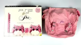 konsola-playstation-2-ps2-slim-pink-scph-77004-torba-unikat-komplet