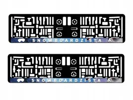 ramka-tablicy-rejestracyjnej-hobby-snowboardzista