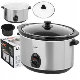 lund-wolnowar-garnek-ceramiczny-slow-cooker-inox-lcd-320w-56l-3tryby