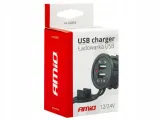 gniazdo-samochodowe-ladowarka-2x-usb-12v-24v-amio-producent-amio-stan-nowy