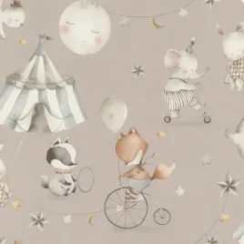 tapeta-dziecieca-pastelowa-zwierzeta-balony-gwiazdy-flizelinowa