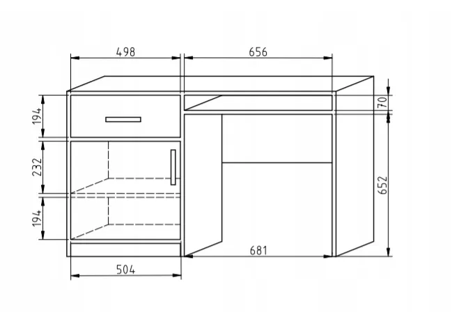 biurko-124cm-cleo-20-kolorow-stan-nowy