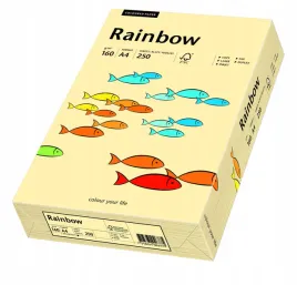 papier-kserograficzny-rainbow-a4-160g-kolor-zolty-kosc-sloniowa-250-arkuszy