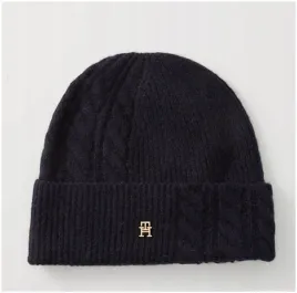 czapka-zimowa-tommy-hilfiger-damska-granatowa-z-welna-z-alpaki