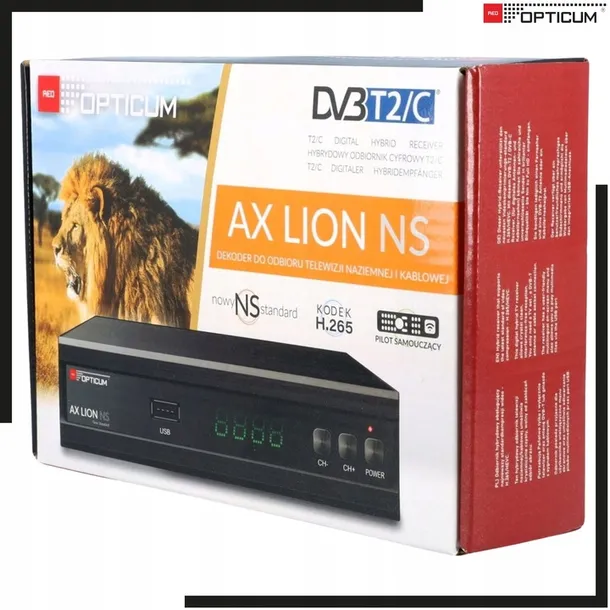 tuner-dvb-t2-c-opticum-ax-lion-ns-hevc-h265-usb-full-hd-dekoder-do-tv-produkt-wprowadzony-do-obrotu-na-terenie-ue-przed-13-12-2024-nie