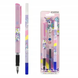 pioro-wieczne-z-nabojami-i-wymazywaczem-unicorn-starpak-536851