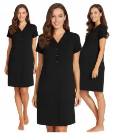 rozpinana-koszula-nocna-ciazowa-do-karmienia-czarna-bawelniana-l-xl