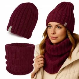 gruby-welniany-komplet-damski-komin-czapka-cieply-polski-naturalna