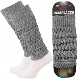 ocieplacze-na-nogi-damskie-na-lydki-zimowe-rozciagliwe-martinex-szare