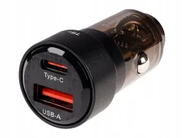 wayme-ladowarka-12-24v-usb-30w-usb-c-pd-45w-przezroczysta-czarna
