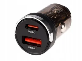 ladowarka-12-24v-usb-18w-usb-c-pd-33w-z-pierscieniem-przezroczysta-czarna