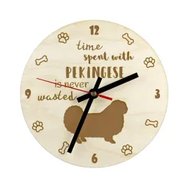 pekinczyk-zegar-z-psem-drewniany-zegar-z-grawerem-personalizowany-zegar