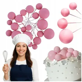 topper-na-tort-kule-rozowe-roz-mat-ozdoba-dekoracja-na-tort-20-sztuk