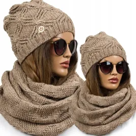 modny-komplet-damski-czapka-komin-cieply-zimowy-z-welna-czekoladowy